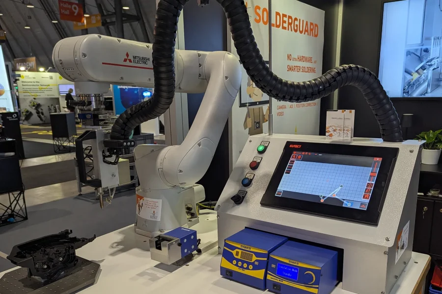 Automatisiertes Roboterlöten_HAKKO Löttechnik im EUTECT MPC