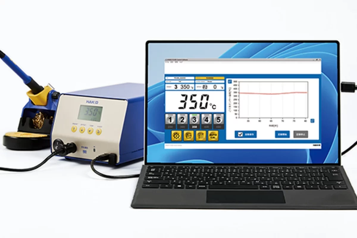 Hakko FX-805 mit Software für Prozesskontrolle und Traceability