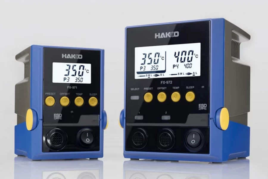 The latest hand soldering stations FX-971 and FX-972
