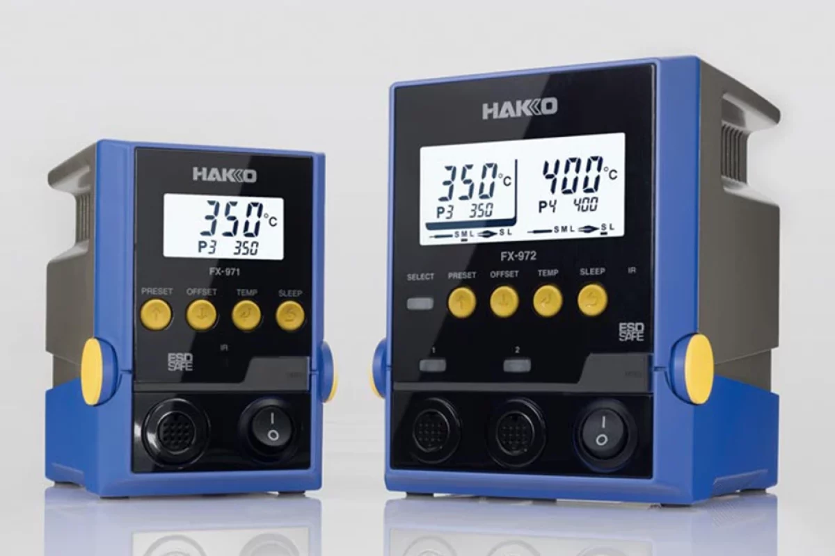The latest hand soldering stations FX-971 and FX-972