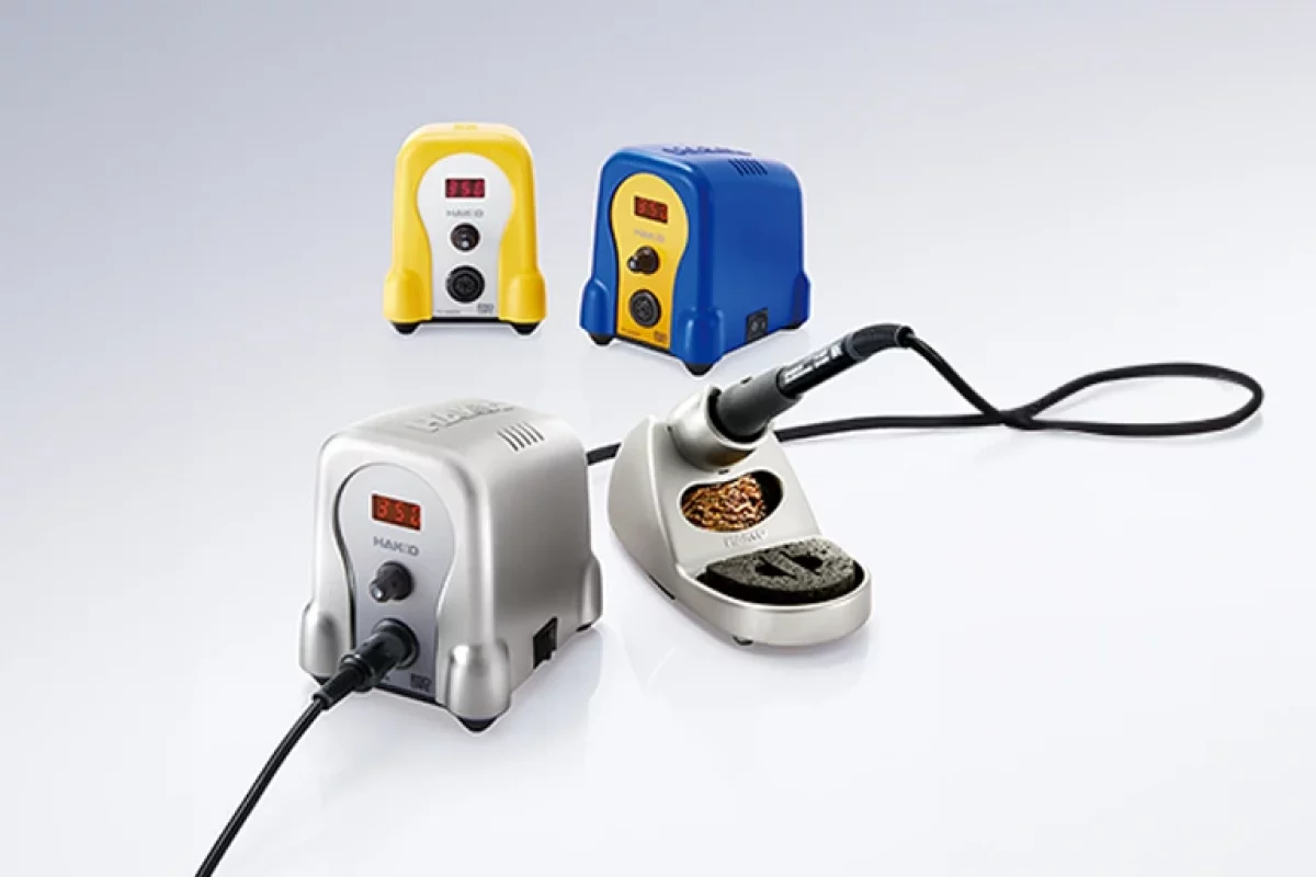 Hakko soldering station FX-888DX in three colors