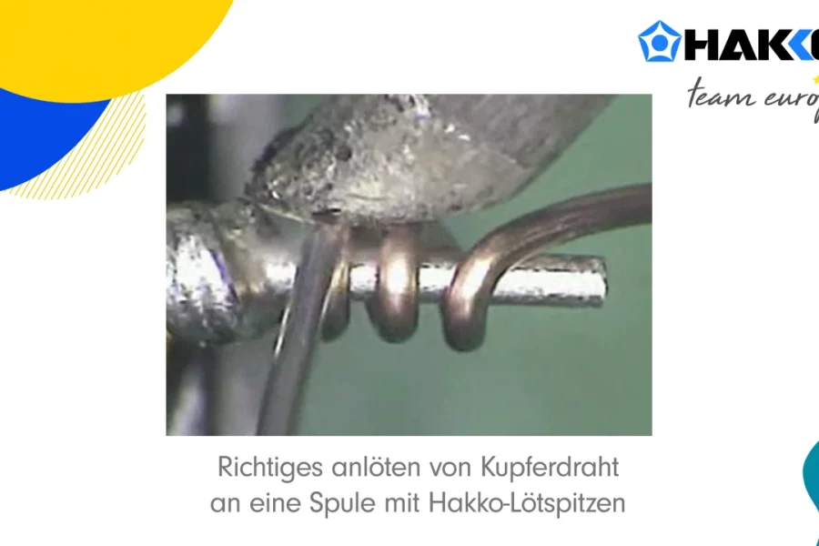 Soldering copper wire