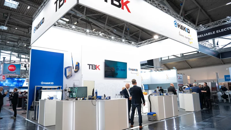 productronica HAKKO Messestand